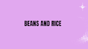 cook rice and bean with stew