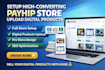 design high sales converting payhip website store setup digital products upload