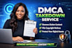 file dmca takedown to remove stolen content fast