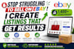 create high converting ebay listings that sell faster