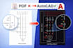 convert PDF or image to autocad electrical drawings