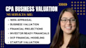 do CPA business valuation, dcf, 409a and financial modeling