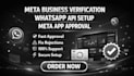 set up meta business verification, whatsapp API and app approval