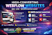 design webflow website redesign webflow figma to webflow webflow expert