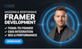 design or redesign framer website, figma to framer developer, framer expert