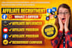 do affiliate recruitment, affiliate onboarding,MLM recruiting funnel development
