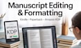 do manuscript editing and manuscript formatting for amazon KDP