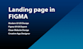 beautiful landing page in figma