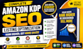 do complete amazon kdp seo listing optimization to improve ranking and visibilit