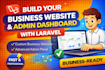 create admin dashboard or company profile using laravel