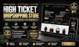 design high ticket website high ticket store high ticket dropshipping store