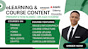 create elearning business course content, ppt slides, upload course on teachable