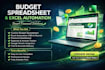 budget spreadsheet, excel googlesheet template, excel assignment with vba, macro
