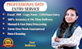 fast data entry, web scraping, data , data collection