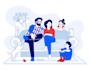 create clean and modern vector illustrations