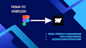 convert your figma design to webflow pixel perfect