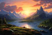 design detailed fantasy landscapes