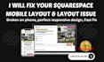 squarespace mobile layout issues, responsive problems, and fluid engine bugs