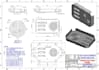 3d mechanical part cad model components assemblies stl file 2d technical drawing