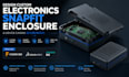 design custom electronics snapfit enclosure and device casing 3d cad model