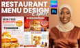 do restaurant menu design digital menu board food menu design