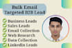 targeted b2b lead generation for business email marketing