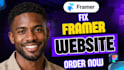 fix framer website bug fix framer website framer website developer framer expert