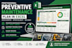 reate a preventive maintenance plan in excel for equipment