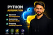 create python automation bots, apis and web scraping
