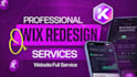 redesign and design a professional wix website