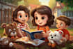 draw a children book illustration