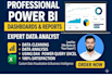 create your power bi report and dashboards