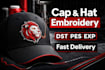 convert your logo into cap and hat embroidery digitizing file