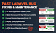 fix bugs, maintain, and upgrade your PHP laravel application