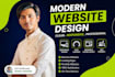 design a modern business website with responsive layout