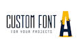 create typography custom font design