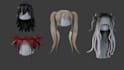 create stylized game ready roblox hair ugc style