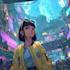 do a cyberpunk anime art
