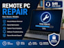 provide remote PC repair and virus removal