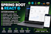do full stack web app, spring boot and react