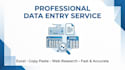 do data entry and copy paste tasks