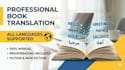 professionally translate your book into any language