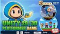 develop unity 2d 3d platformer game in unity engine for you as a unity developer