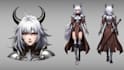 create characters, complete sheets, expressions and any pose
