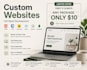 build a custom website with modern design and backend