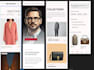 mobile app UI design figma