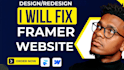 fix framer website fix framer bug framer website developer framer website expert