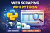 scrape data from any website using python
