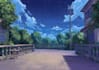 do anime city and nature background