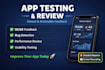 review your app and provide detailed UX feedback